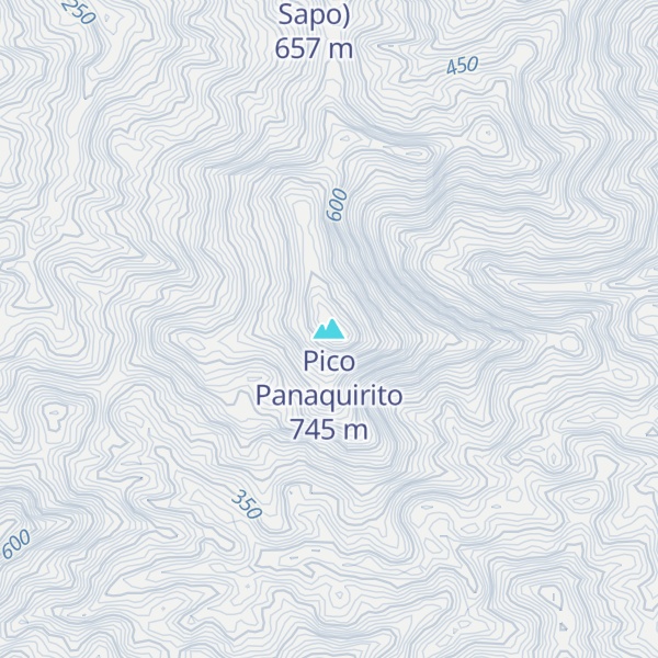 Map of Pico Panaquirito