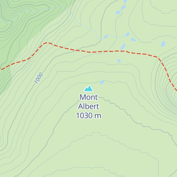 Map of Mont Albert