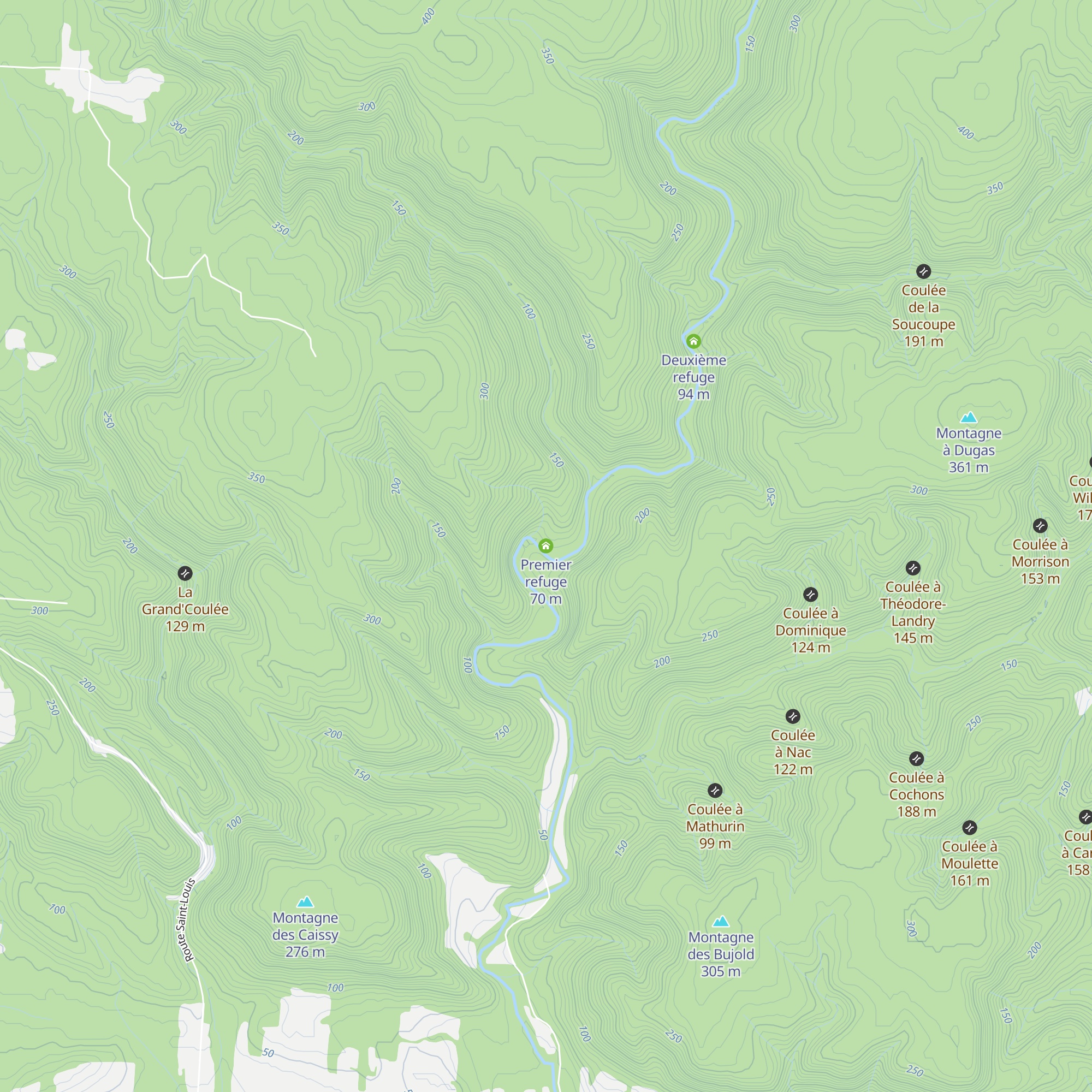 Premier refuge map