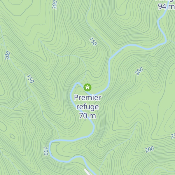 Map of Premier refuge