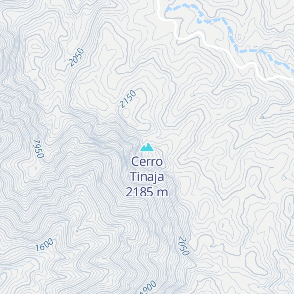 Map of Cerro Tinaja