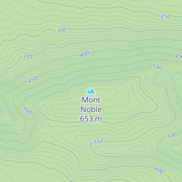 Map of Mont Noble