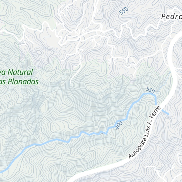 Map of Cerro Planada