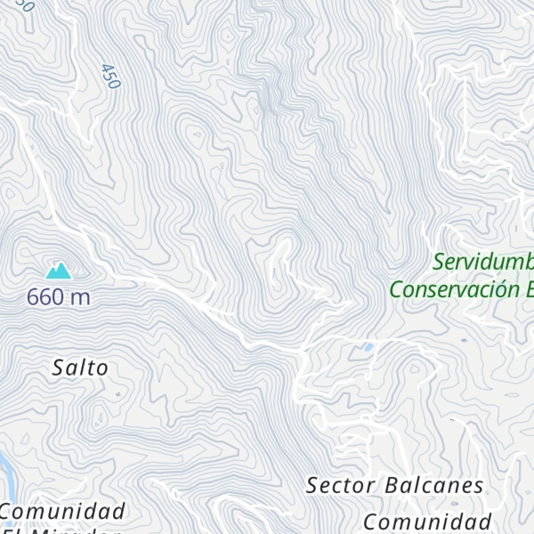 Map of Cerro Viento Caliente