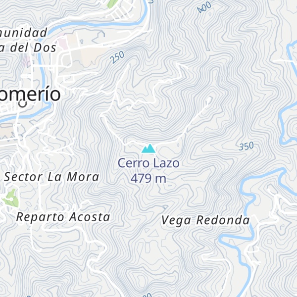 Map of Cerro Lazo