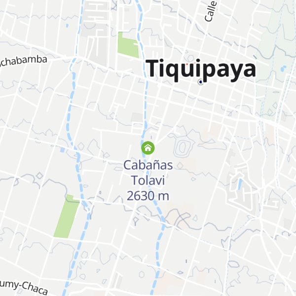 Map of Cabañas Tolavi