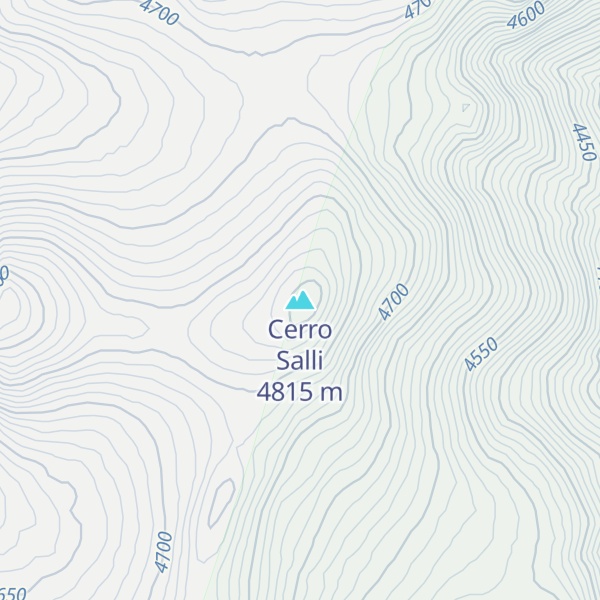 Map of Cerro Salli
