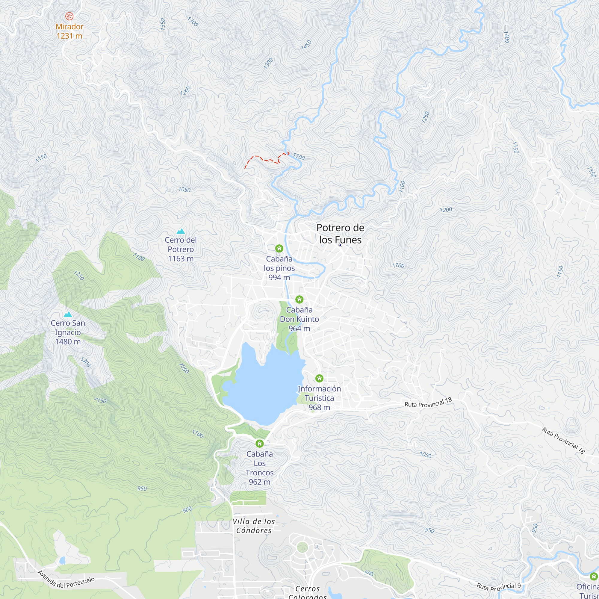 Cabaña Don Kuinto map