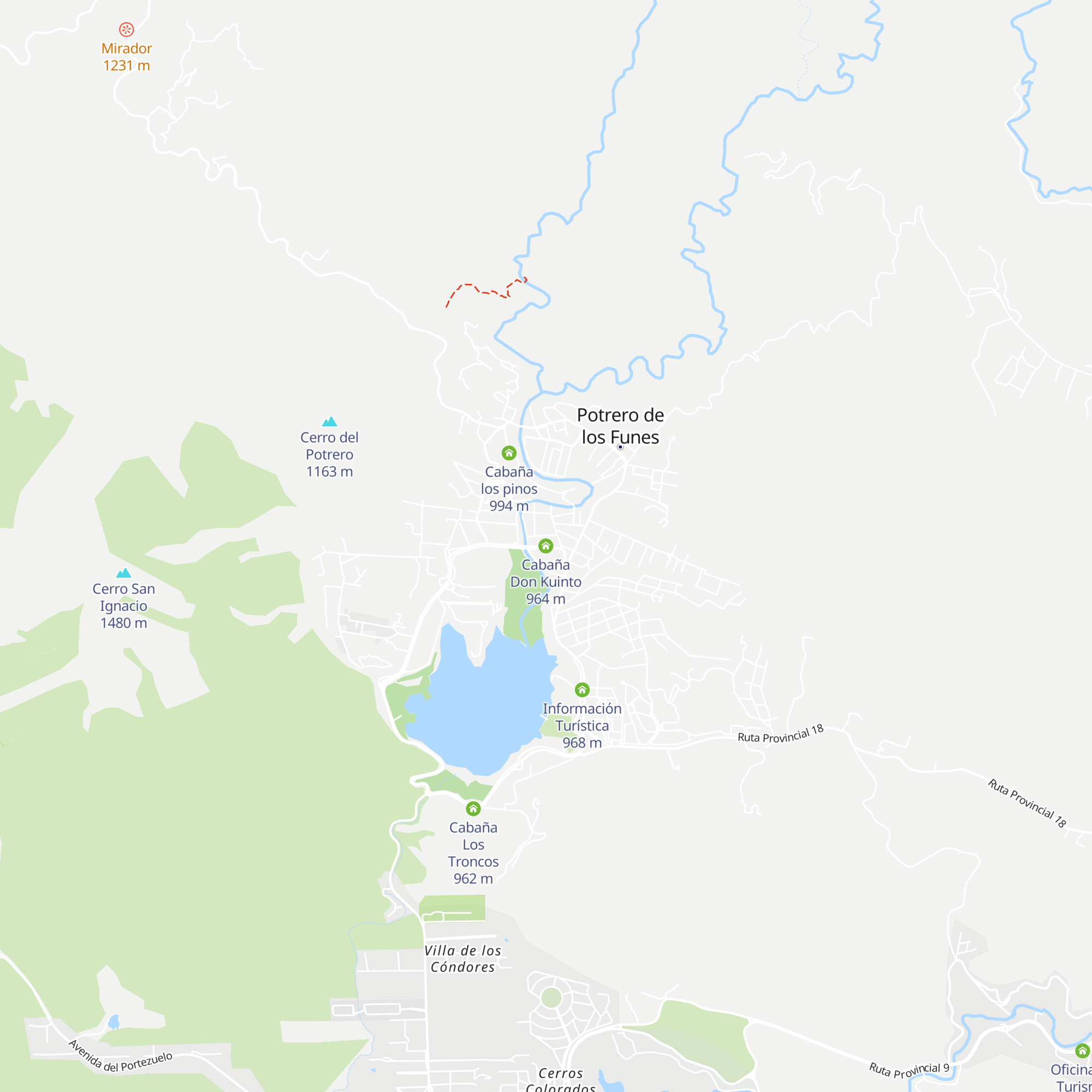 Cabaña Don Kuinto map