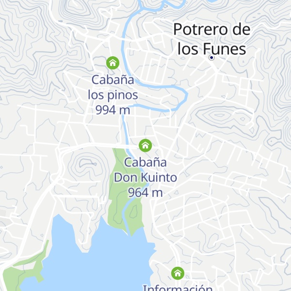 Map of Cabaña Don Kuinto