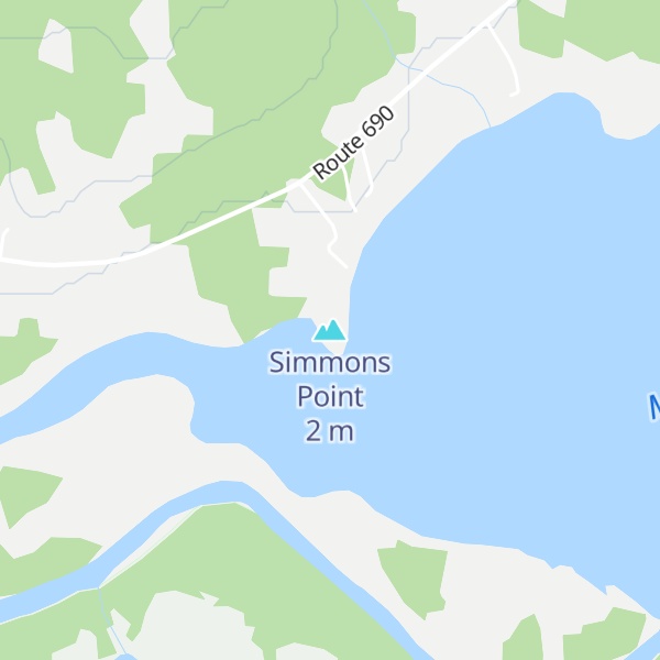 Map of Simmons Point