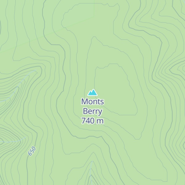 Map of Monts Berry