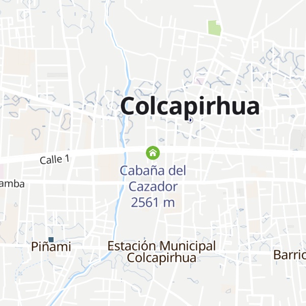 Map of Cabaña del Cazador