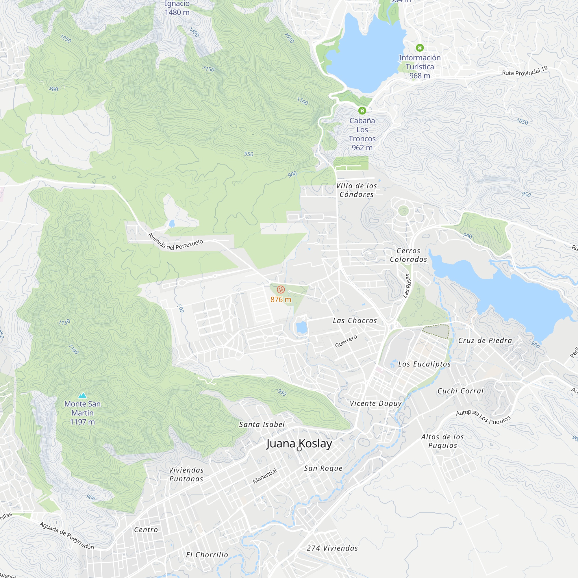 Informes Turísticos map