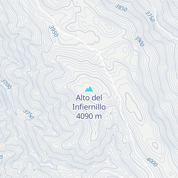 Map of Alto del Infiernillo