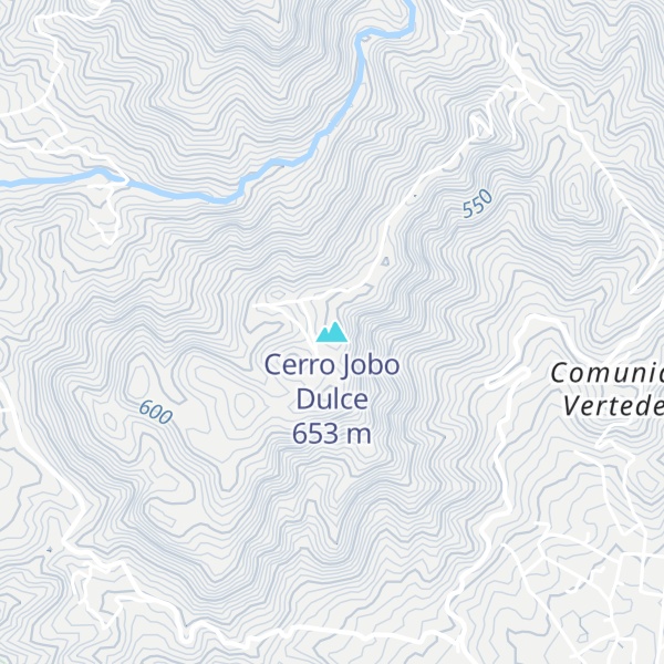 Map of Cerro Jobo Dulce