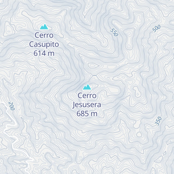 Map of Cerro Jesusera