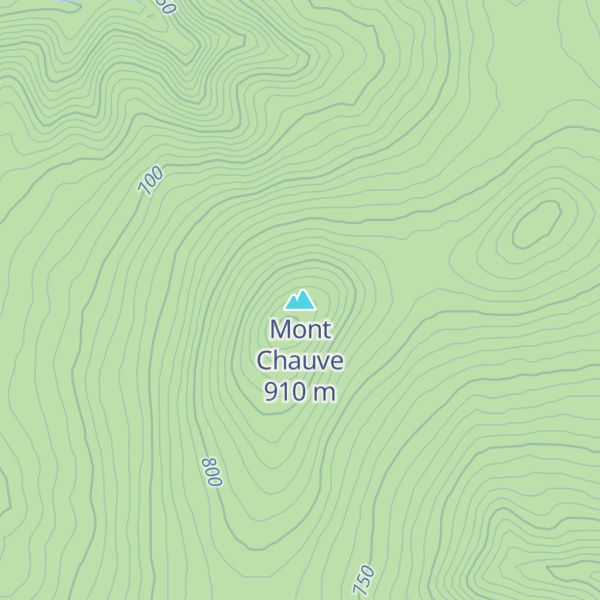 Map of Mont Chauve