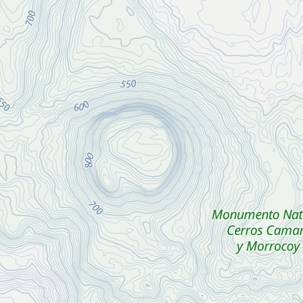 Map of Cerro Guayege