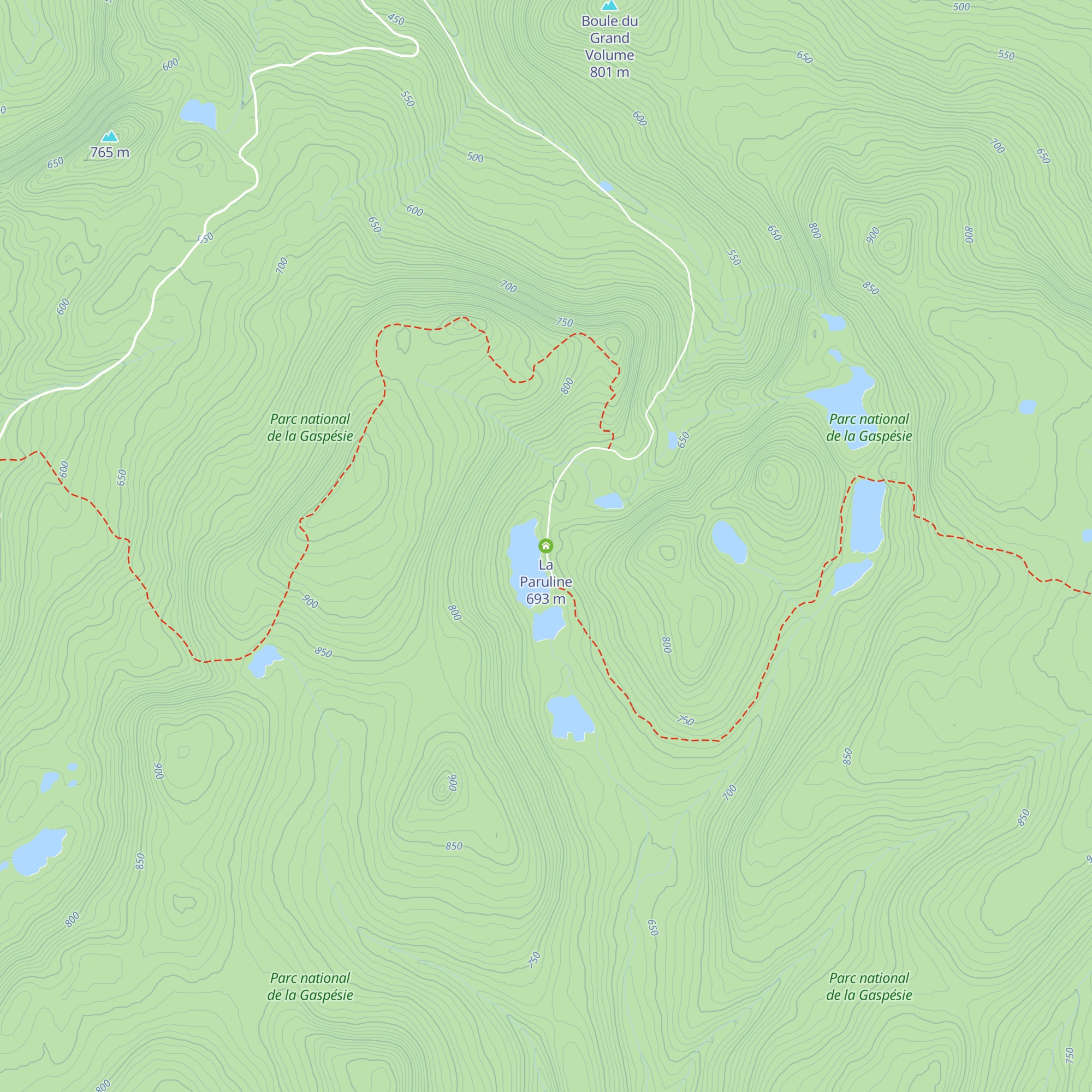 La Paruline map