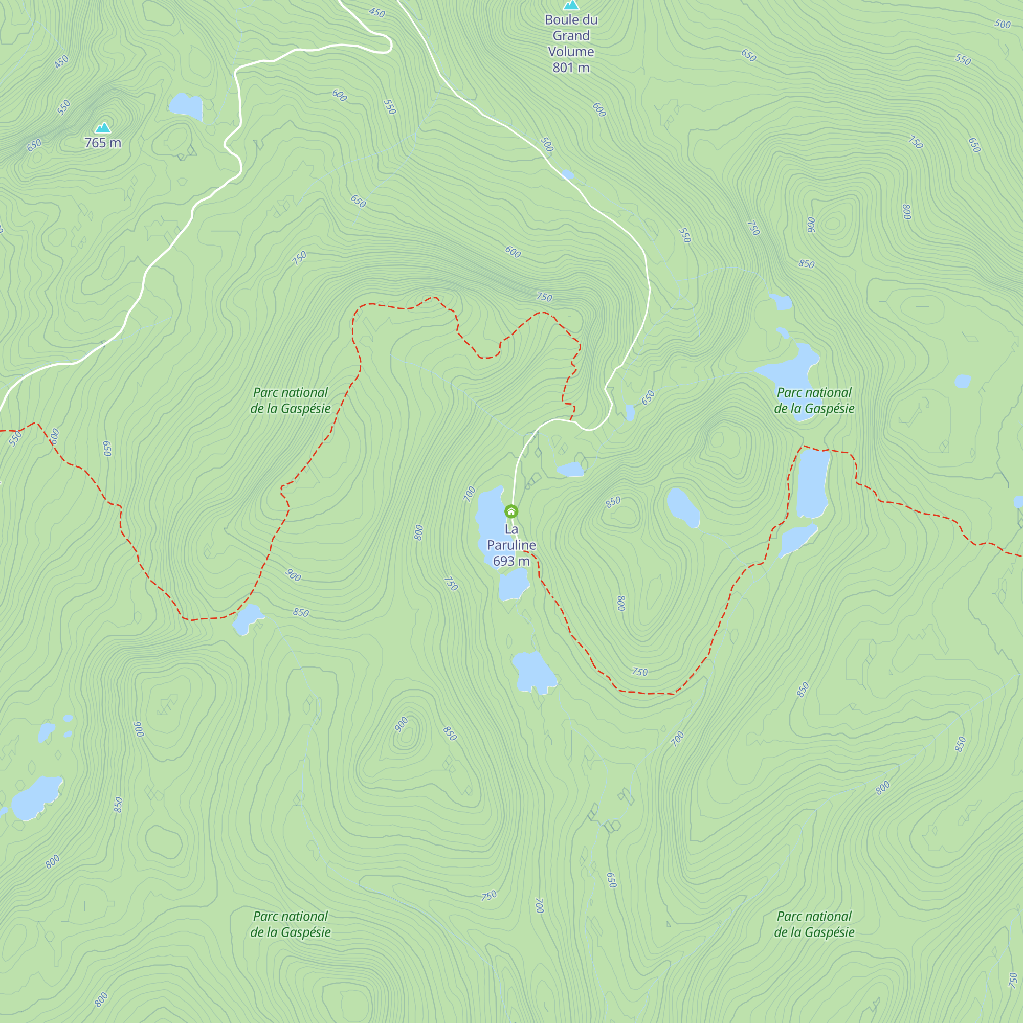 La Paruline map