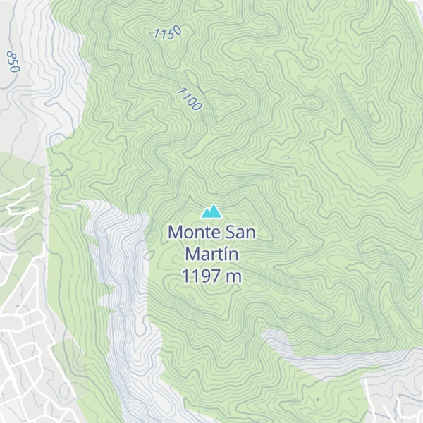 Map of Monte San Martín