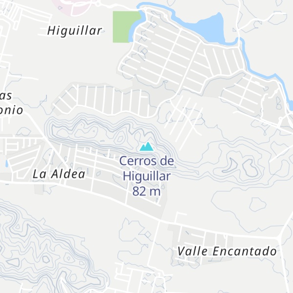 Map of Cerros de Higuillar