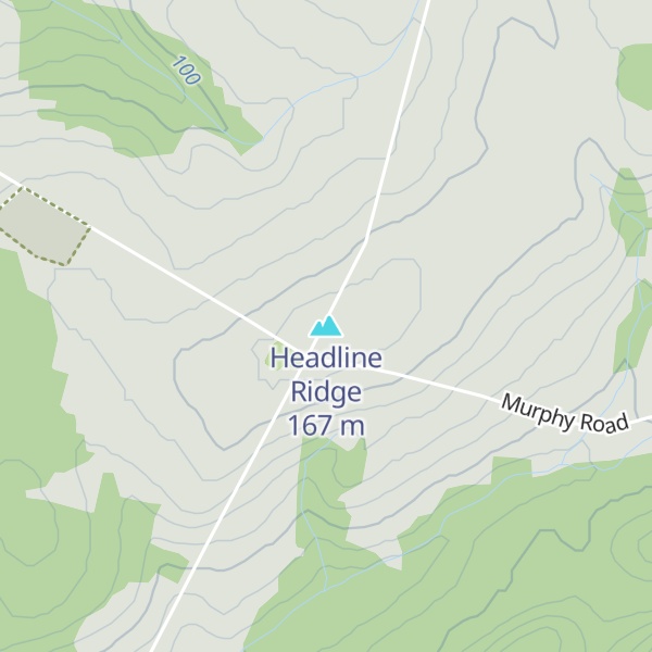 Map of Headline Ridge