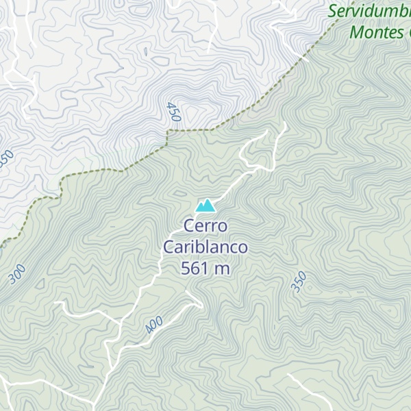 Map of Cerro Cariblanco