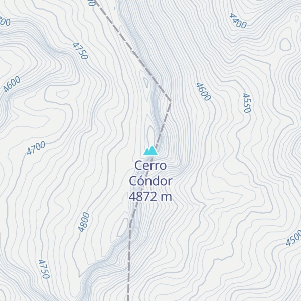 Map of Cerro Cóndor