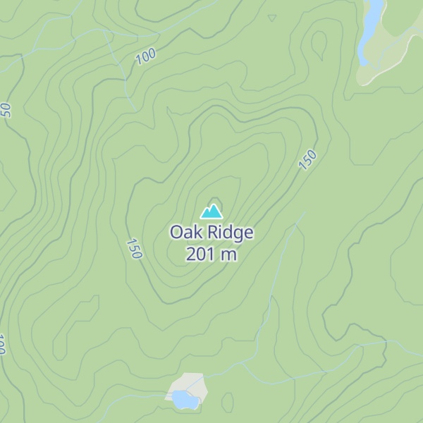 Map of Oak Ridge