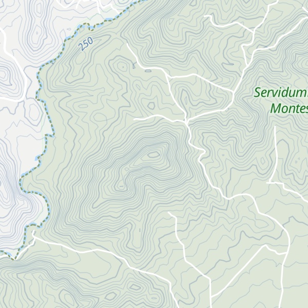 Map of Cerro Pío Juan