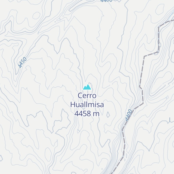 Map of Cerro Huallmisa