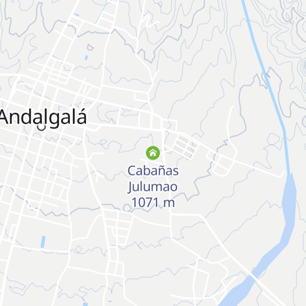 Map of Cabañas Julumao
