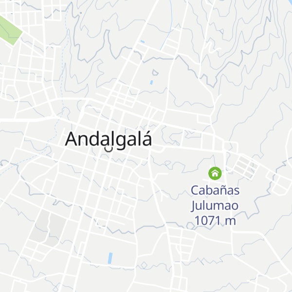 Map of Cabañas Aldea del Sol