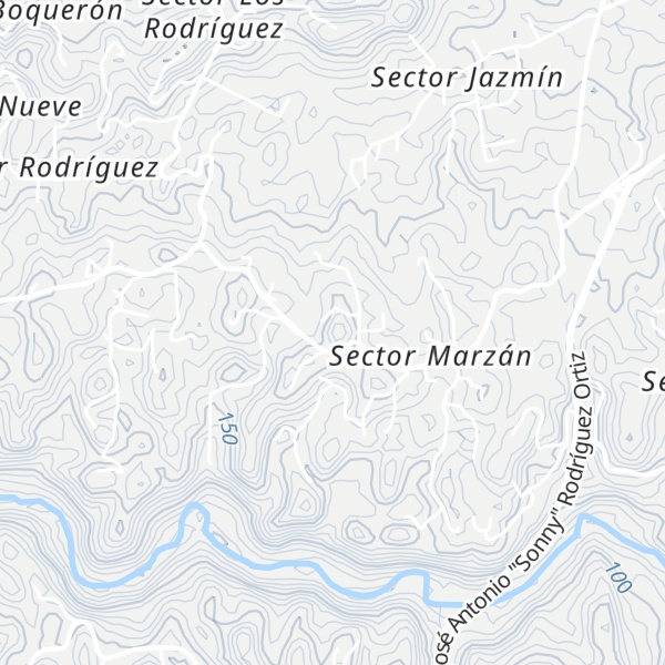 Map of Cerro Santa Bárbara