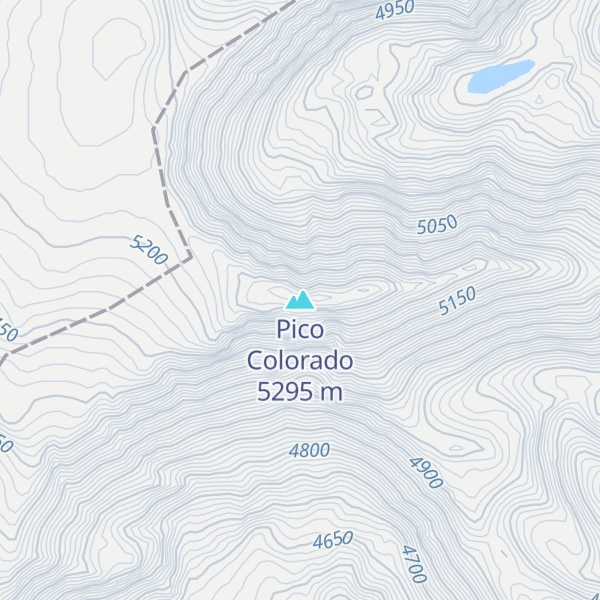 Map of Pico Colorado