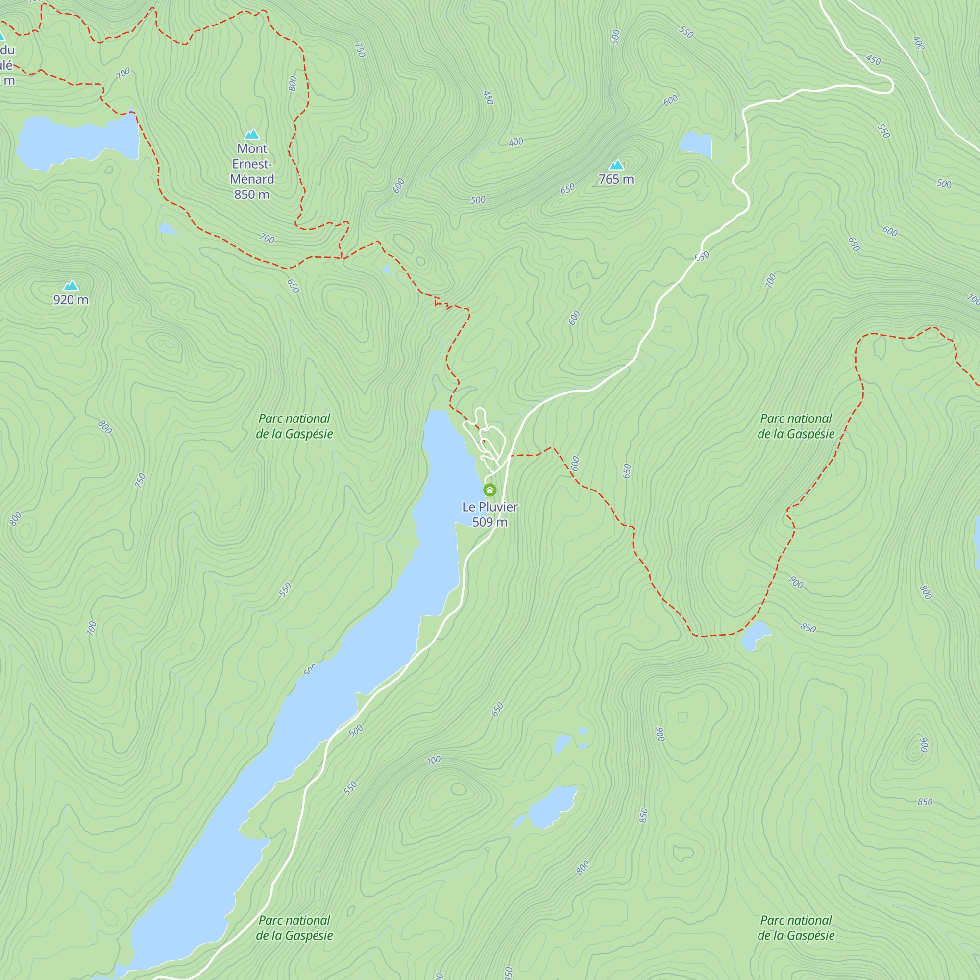 Le Pluvier map