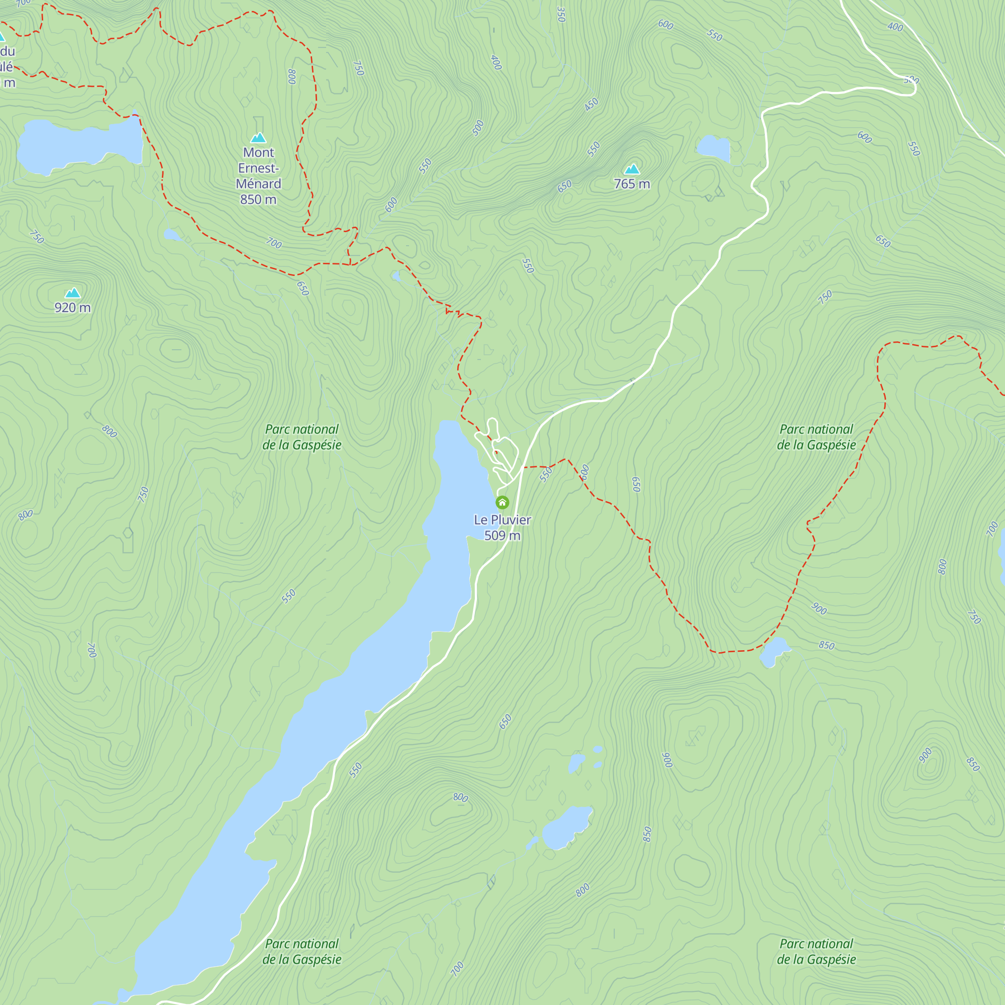 Le Pluvier map