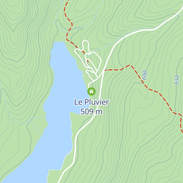 Map of Le Pluvier