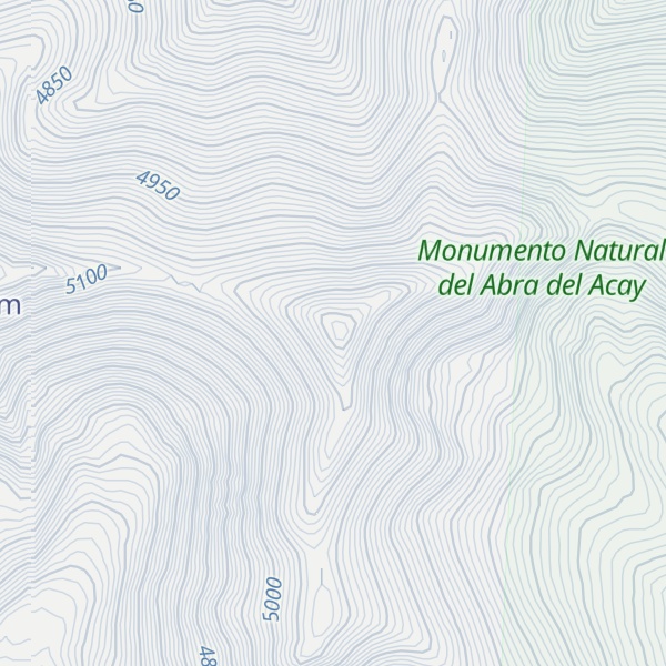 Map of Cerro Bayo