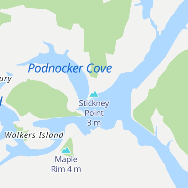 Map of Stickney Point