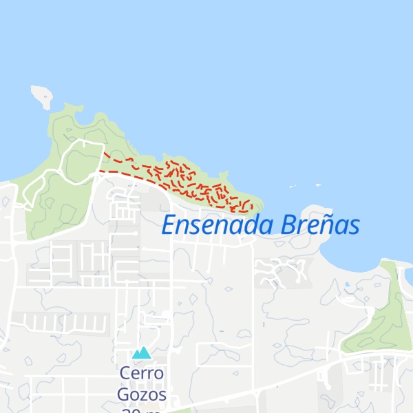 Map of El Alto de Breñas
