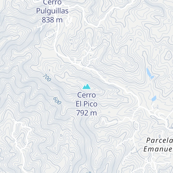 Map of Cerro El Pico