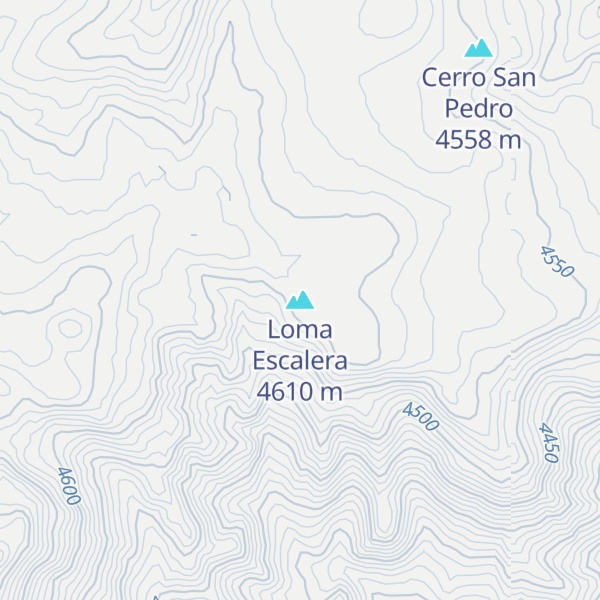 Map of Loma Escalera