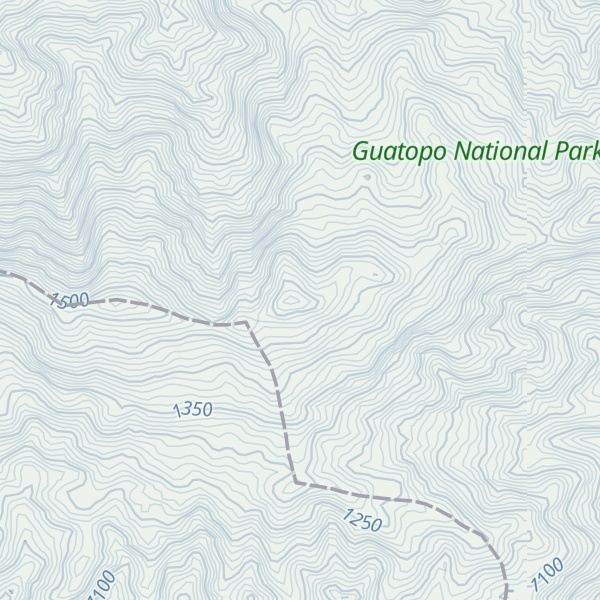 Map of Cerro La Gloria