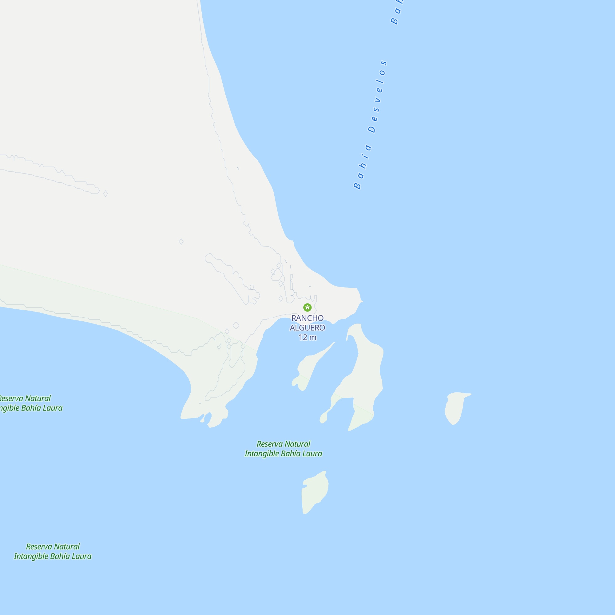 RANCHO ALGUERO map