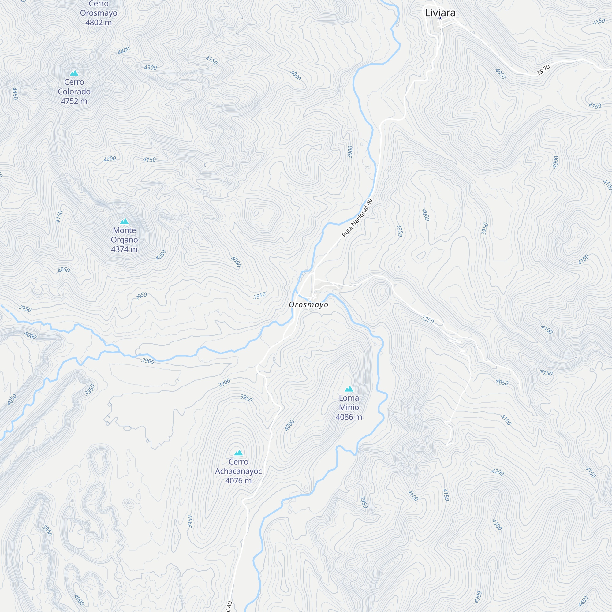 Orosmayo map