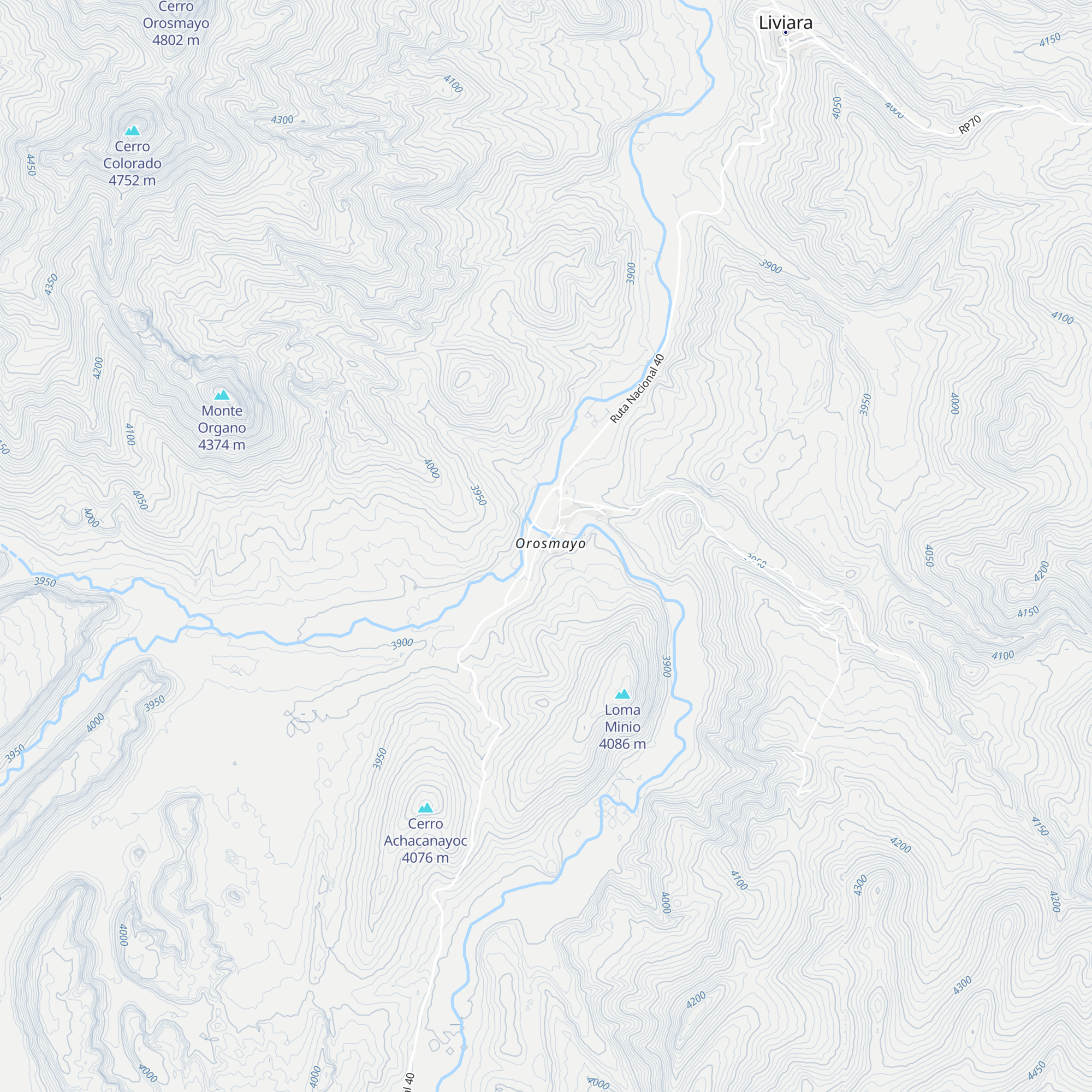 Orosmayo map