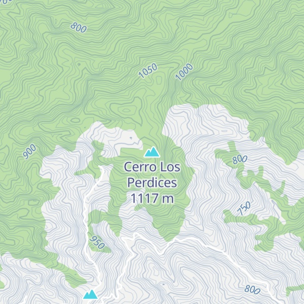 Map of Cerro Los Perdices